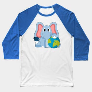 Elephant Earth Baseball T-Shirt